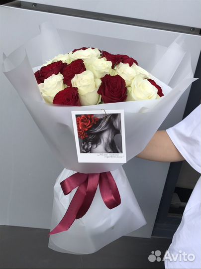 Роза Кения Букет из роз Доставка Цветы