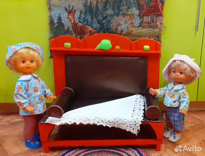 Кукла СССР, куклы, игрушки, мебель