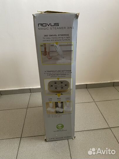 Пароочиститель rovus 3в1