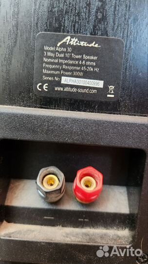 Акустические колонки бу Attitude аlpha 30