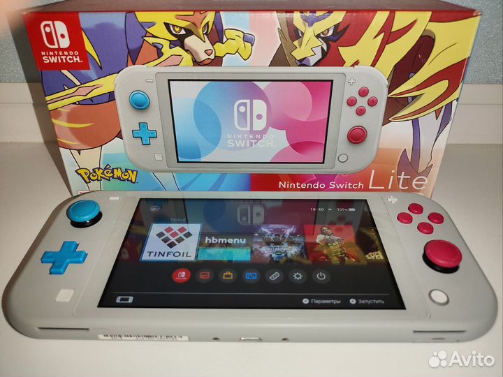 Nintendo Switch Lite Pokemon Edition, Прошитый