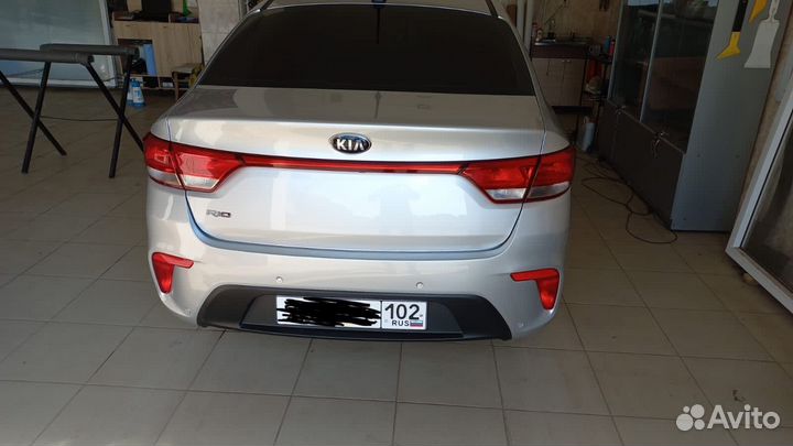 Задний бампер kia rio 4