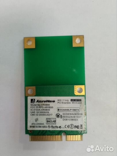 Wifi модуль для ноутбука Atheros AR5B95