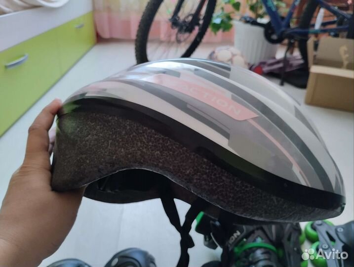 Ролики раздвижные 28-31, защита и шлем