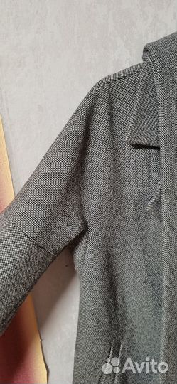 Пальто женское демисезонное 46 48 серое