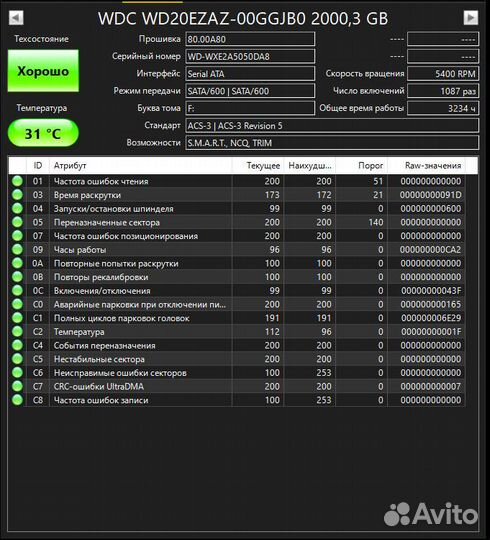 Жесткий диск 2 и 1 TB