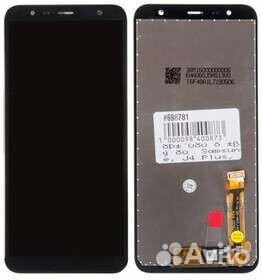 Дисплей для Samsung Galaxy J4+ 2018/J6+ Черный