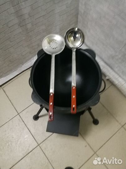 Узбекский казан 10л + Печь 360мм (комплект)