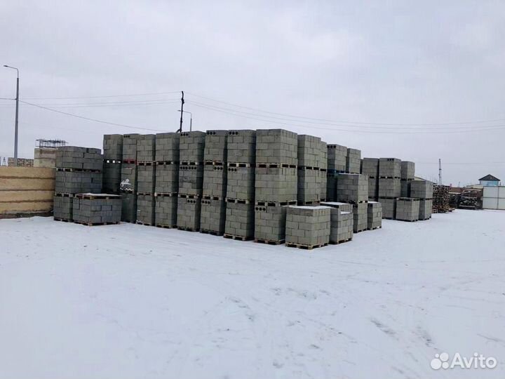 Керамзитобетонные блоки 45р-55р