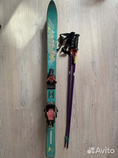 Горные лыжи детские 110 комплект