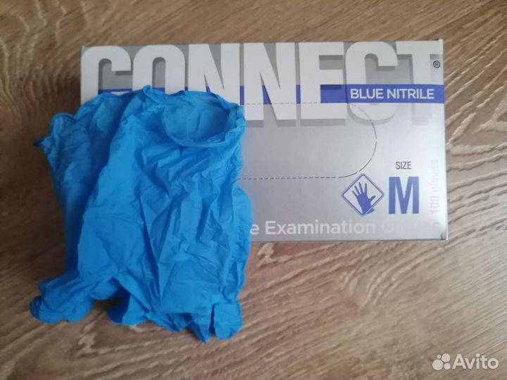 Перчатки нитриловые