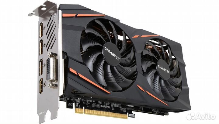 Видеокарта Gigabyte AMD Radeon RX 580 gaming 4096M