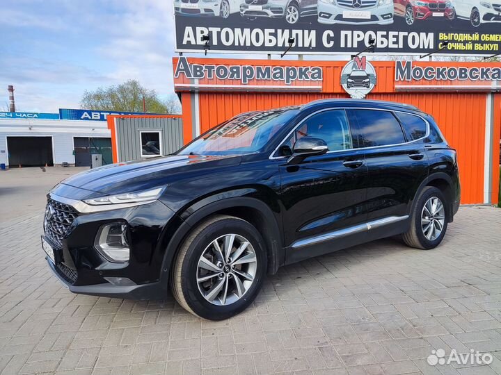 Hyundai Santa Fe 2.2 AT, 2019, 126 000 км