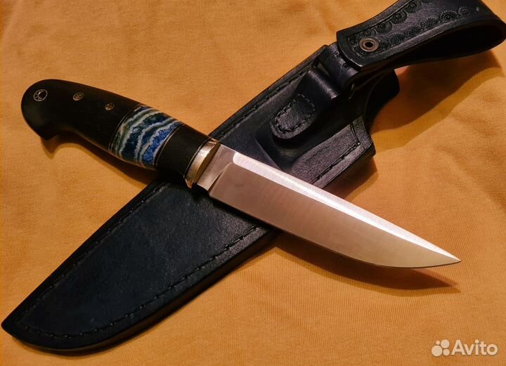 Нож CPM S125V Спарта Авторский, Граб, Зуб мамонта
