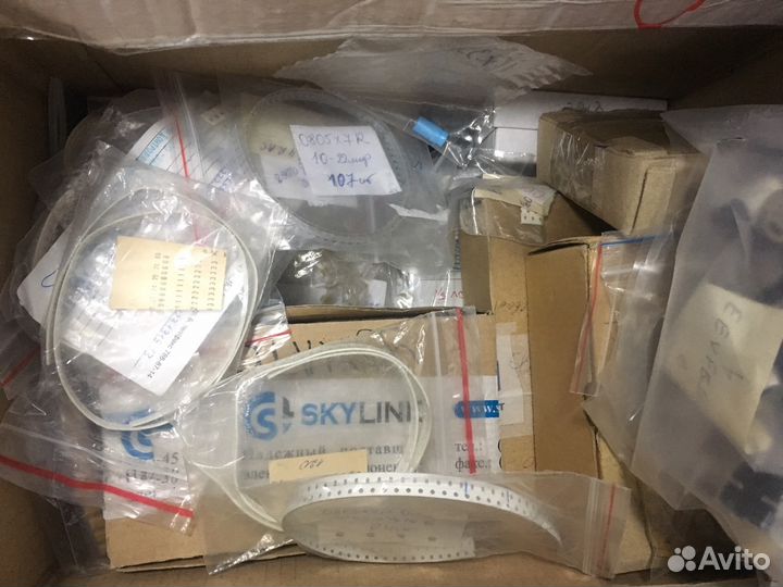 Конденсаторы: 1210-X5R-25B -50B;1206-NPO-50B; X5V;