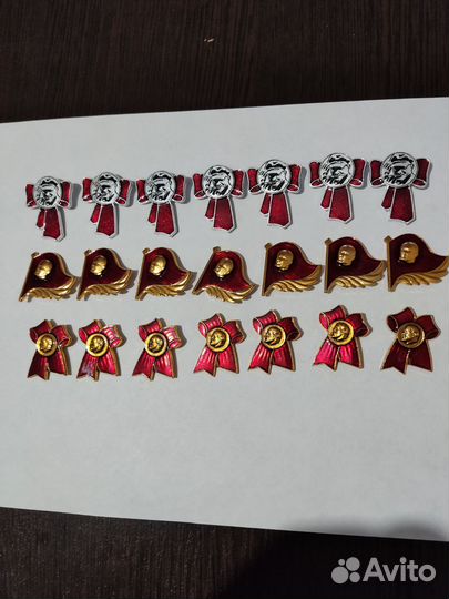 Значки СССР ленин