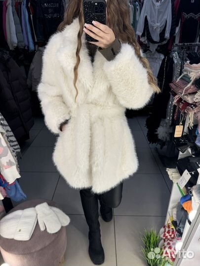 Шуба из эко меха