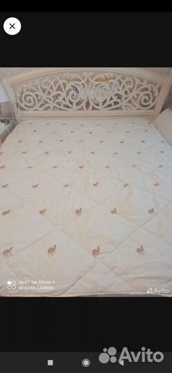 Одеяло 2х спальное,шерсть верблюжья