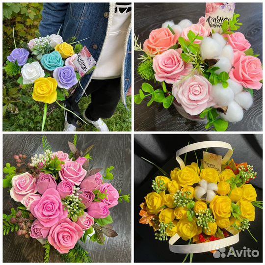 Букеты из мыла