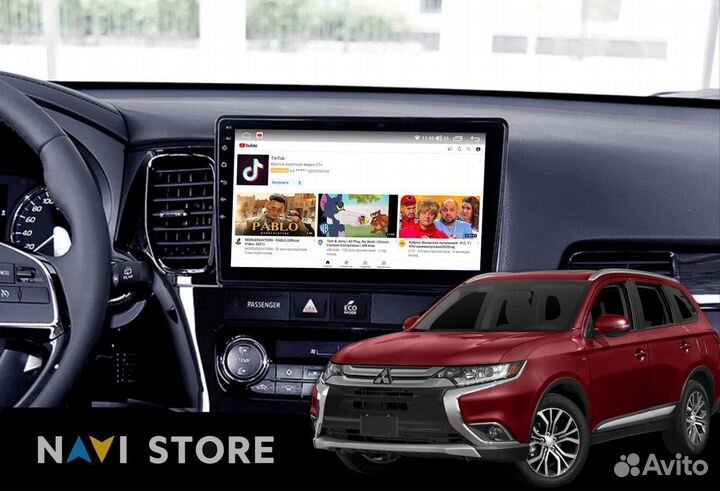 Магнитола Android Mitsubishi Outlander 12-18 1/32