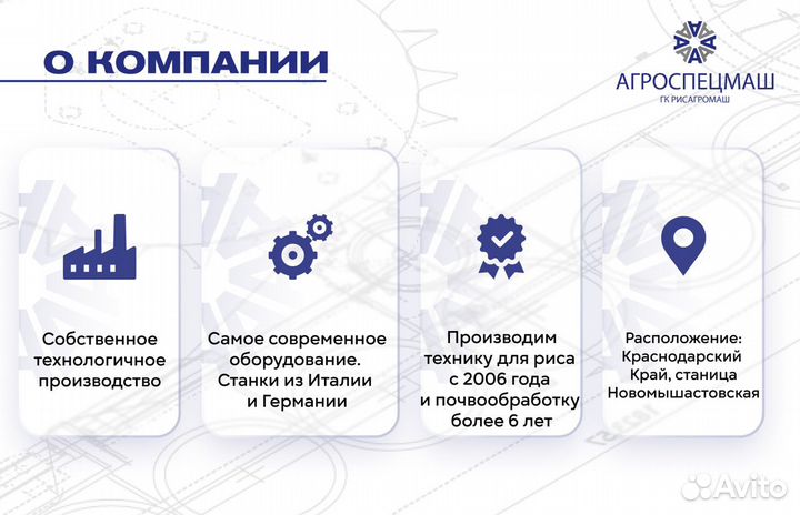 Жатка Рисагромаш ГМ-100, 2023