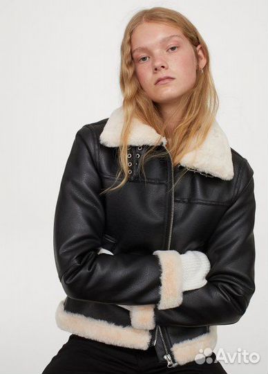 Дубленка h&m