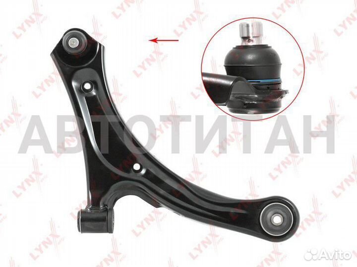 Рычаг подвески нижний перед прав suzuki aerio / liana (RH413-423 ) 01- / FR LOW RH / В сборе С шаров