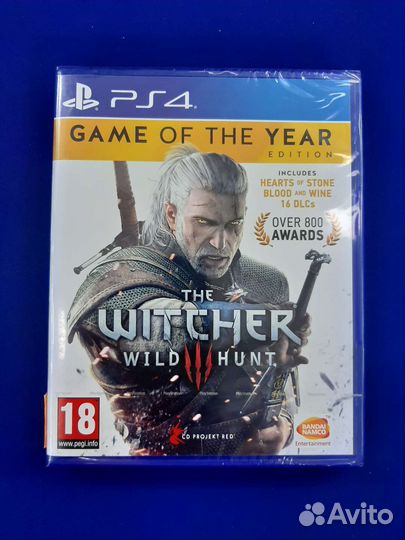 PS4 The Witcher 3 goty (Новый)(Продажа/Обмен)