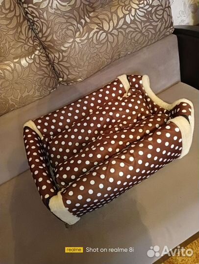 Лежанка домик для собаки