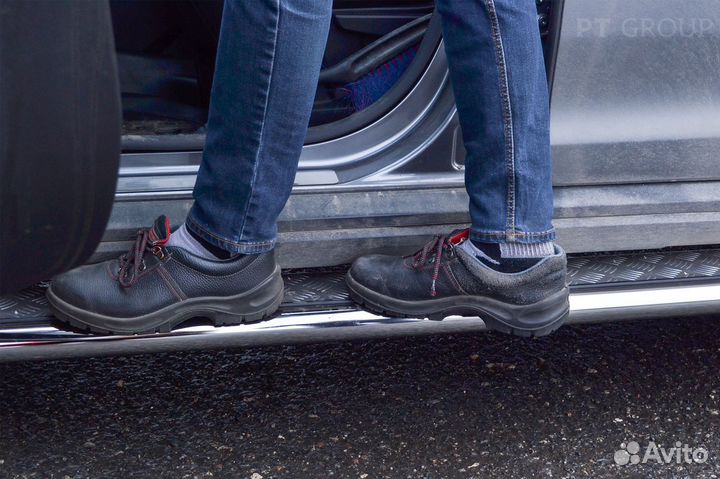 Защита порогов renault duster с 2021 (нпс)