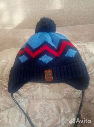 Шапка для мальчика зима р-р 52-54