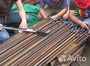 Муфты и станки для стыковки арматуры, ванночки