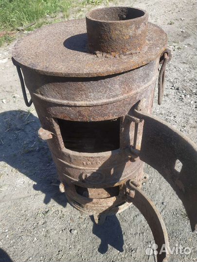 Печь буржуйка чугунная СССР