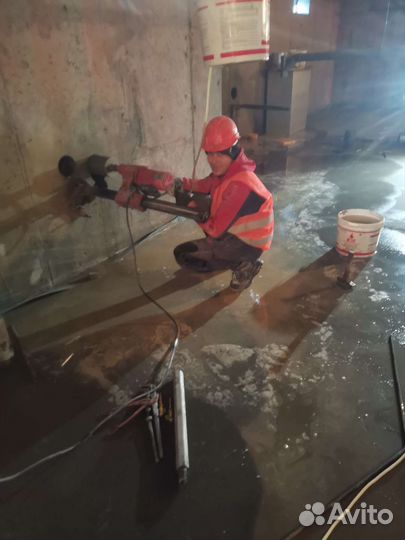 Алмазное бурение отверстий