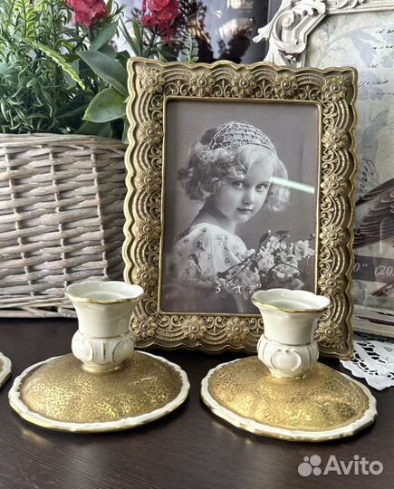 Фарфоровые подсвечники