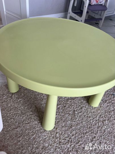 Детский стол и 2 стула икеа IKEA mammut