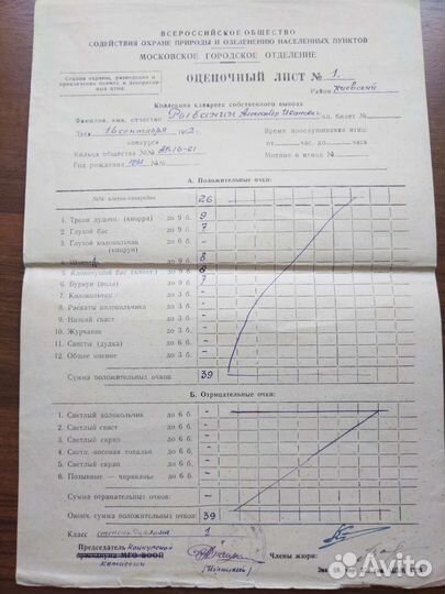 Большая золотая медаль с документами