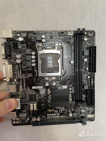 Gigabyte ga h110m s2v/H310 (запчасти/восстановл)
