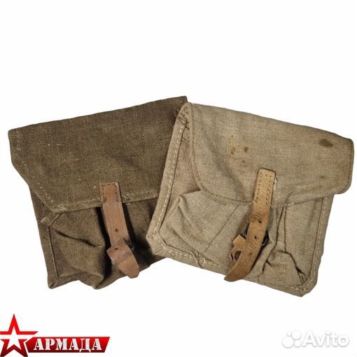 Подсумок гранатный трехсекционный СССР