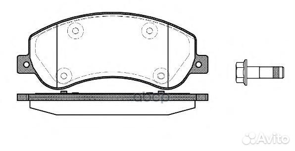 1250 00 GDB17241250 02 2H0698151 колодки д