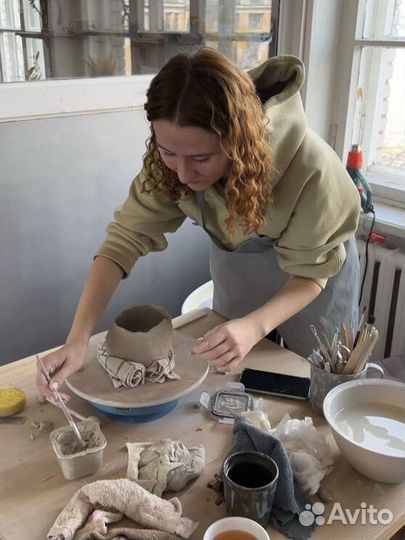 Мастер-класс по керамике (лепка из глины)