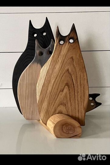 Набор разделочных досок коты кот доска кошка