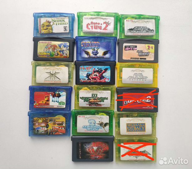 Картриджи для game boy