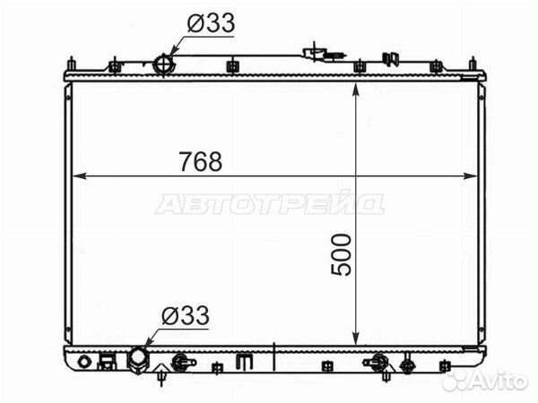 Радиатор Audi A3 03-13 / Skoda Octavia 04-13 / Volkswagen Golf 03-16 / Jetta 05-19 / Passat 05-15