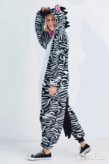 Кигуруми для взрослых Зебра разм.S