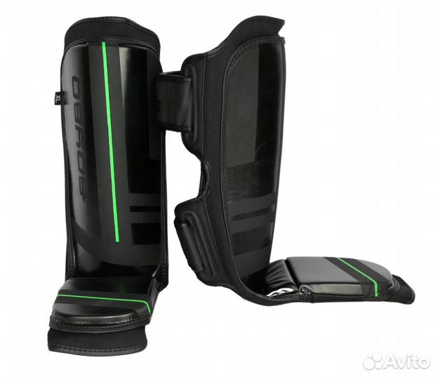 Щитки на голень BoyBo B-series черно-зеленые (S)