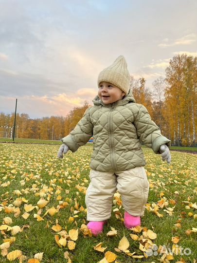 Демисезонные брюки для девочек 74-80 размер