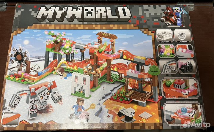 Конструктор MyWorld minecraft 2 шт