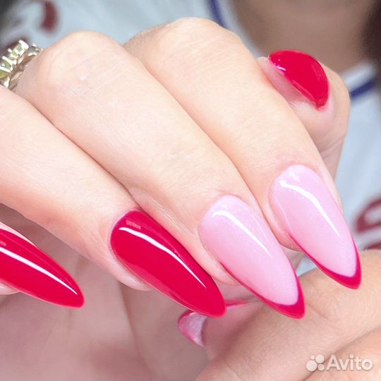 Маникюр наращивание ногтей