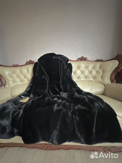 Норковая шуба blackglama Греция 46/54 дл. 130 см